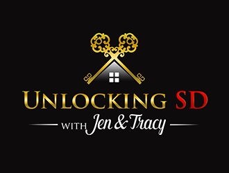 Unlocking SD with Jen & Tracy logo design by 3Dlogos