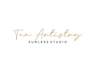 Tan Artistry | Sunless Studio logo design by bricton