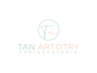 Tan Artistry | Sunless Studio logo design by bricton