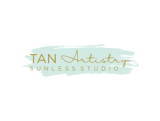Tan Artistry | Sunless Studio logo design by mbamboex