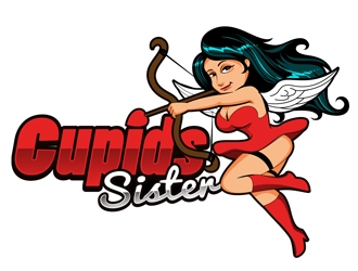 Cupids Sister logo design by DreamLogoDesign