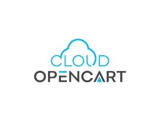 OpenCart Cloud logo design by aryamaity
