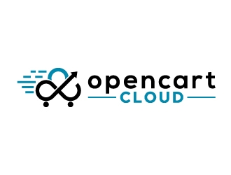 OpenCart Cloud logo design by pambudi