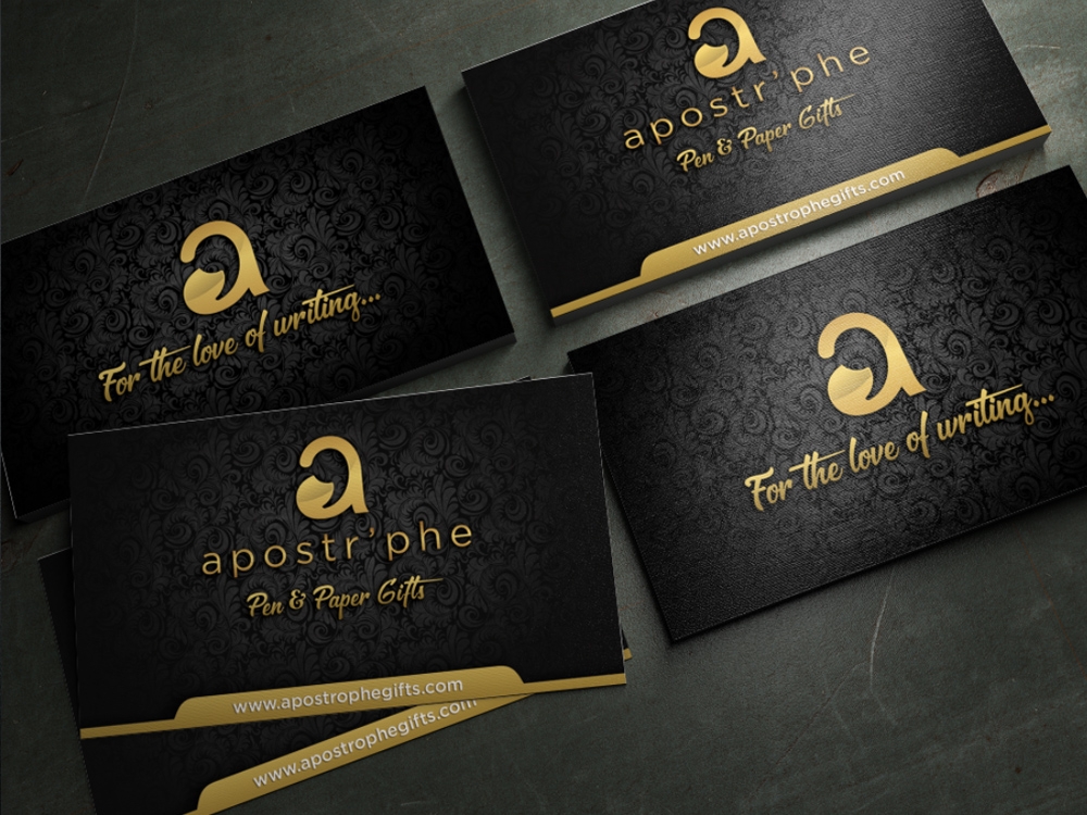 Apostrphe logo design by Realistis