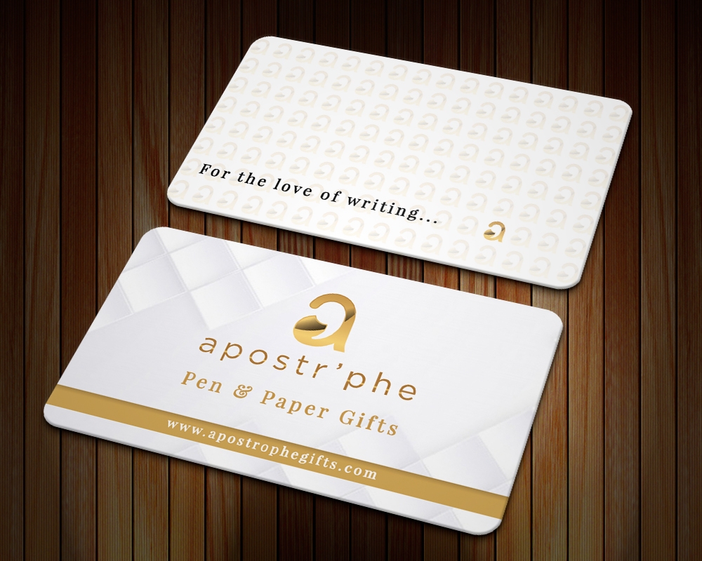 Apostrphe logo design by MastersDesigns