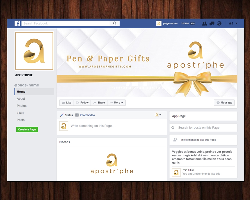 Apostrphe logo design by MastersDesigns