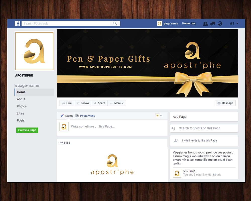 Apostrphe logo design by MastersDesigns