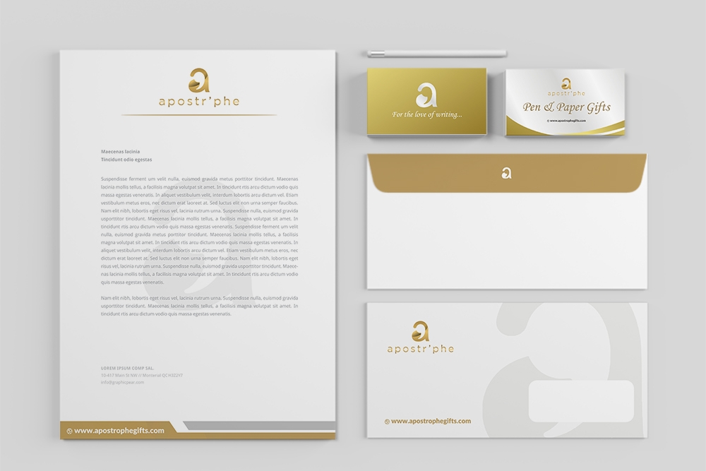 Apostrphe logo design by Ulid