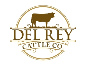 Del Rey cattle co.  logo design by b3no