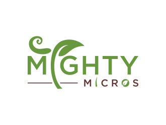 Mighty Micros logo design by haidar
