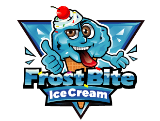 Frostbite Ice Cream logo design by Suvendu