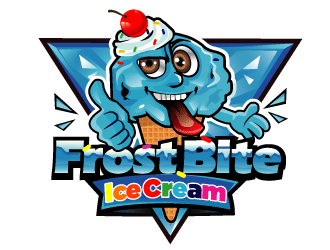 Frostbite Ice Cream logo design by Suvendu