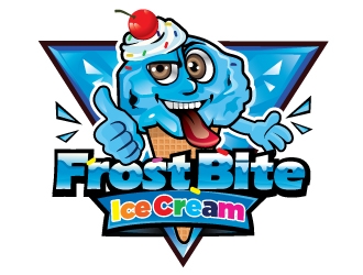 Frostbite Ice Cream logo design by Suvendu