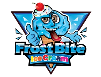 Frostbite Ice Cream logo design by Suvendu