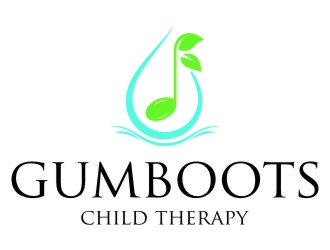 Gumboots Child Therapy logo design by jetzu