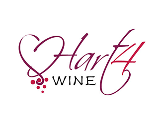 Hart4Wine logo design by gogo