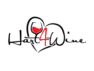 Hart4Wine logo design by gogo