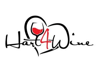 Hart4Wine logo design by gogo