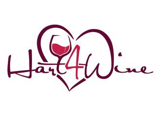 Hart4Wine logo design by gogo