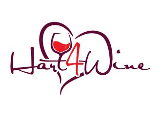 Hart4Wine logo design by gogo