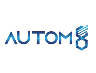 Autom8 logo design by Roma