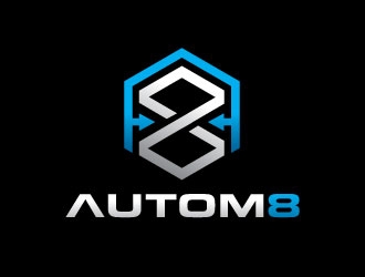 Autom8 logo design by REDCROW