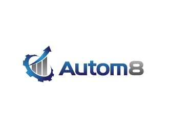 Autom8 logo design by usef44