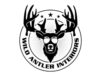 Wild Antler Interiors logo design by LogoInvent