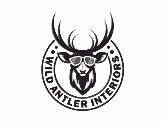 Wild Antler Interiors logo design by Suvendu