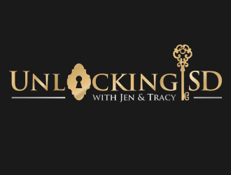 Unlocking SD with Jen & Tracy logo design by brandshark