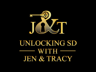 Unlocking SD with Jen & Tracy logo design by drifelm