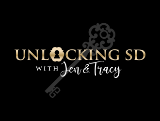 Unlocking SD with Jen & Tracy logo design by ingepro
