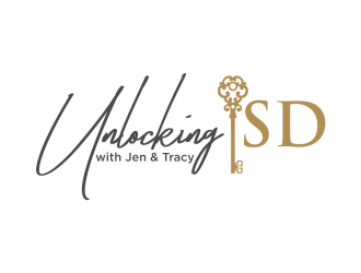 Unlocking SD with Jen & Tracy logo design by eagerly