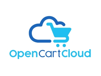 OpenCart Cloud logo design by nexgen
