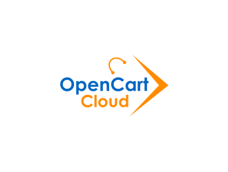 OpenCart Cloud logo design by hopee