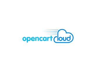 OpenCart Cloud logo design by DeyXyner