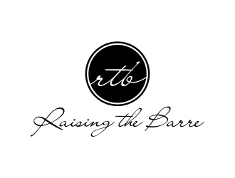 Raising the Barre logo design by mbah_ju