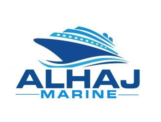 AlHaj Marine logo design by AamirKhan