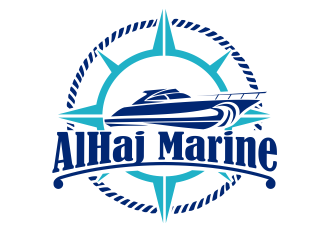 AlHaj Marine logo design by bosbejo