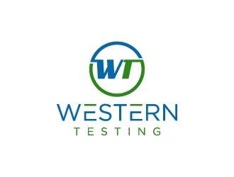 Western Testing logo design by aryamaity