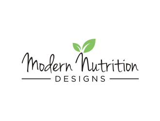 Modern Nutrition Designs logo design by KQ5
