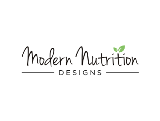 Modern Nutrition Designs logo design by KQ5