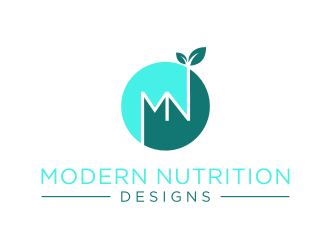 Modern Nutrition Designs logo design by KQ5