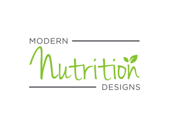 Modern Nutrition Designs logo design by scolessi