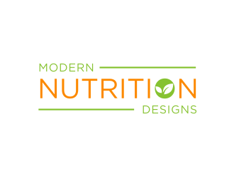Modern Nutrition Designs logo design by scolessi