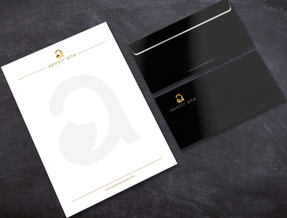 Apostrphe logo design by fritsB