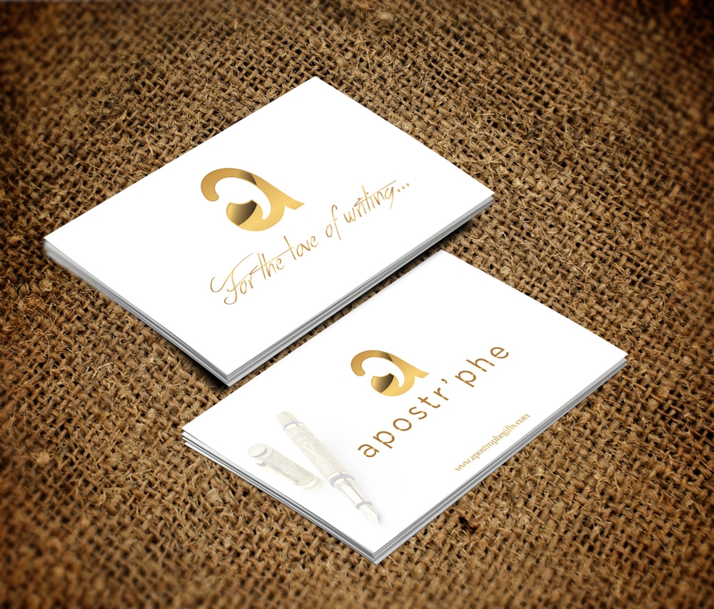 Apostrphe logo design by grea8design