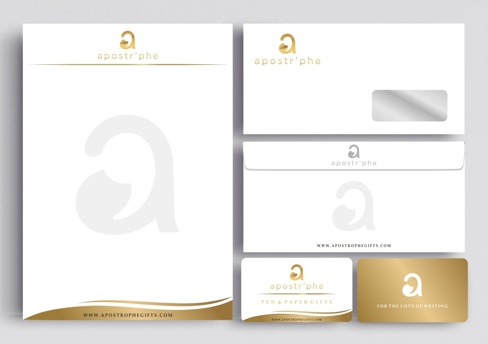 Apostrphe logo design by zizze23
