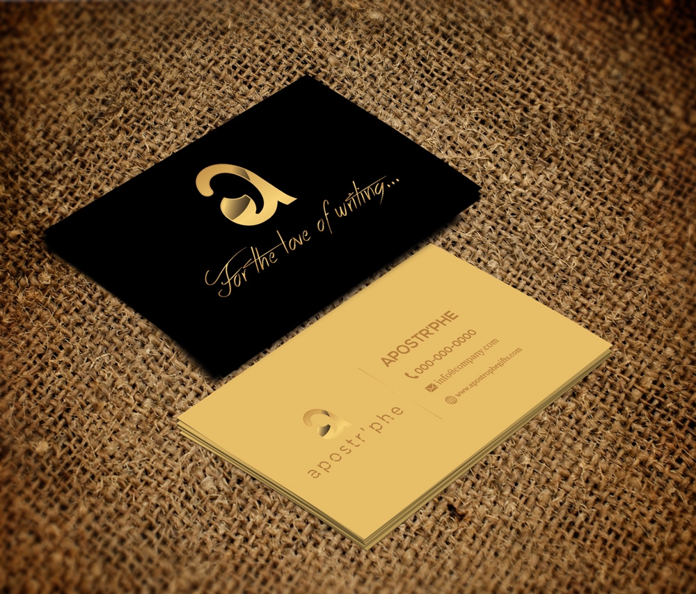 Apostrphe logo design by grea8design