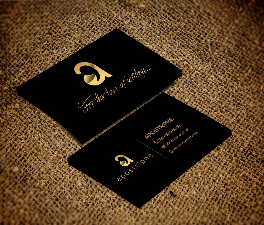 Apostrphe logo design by grea8design